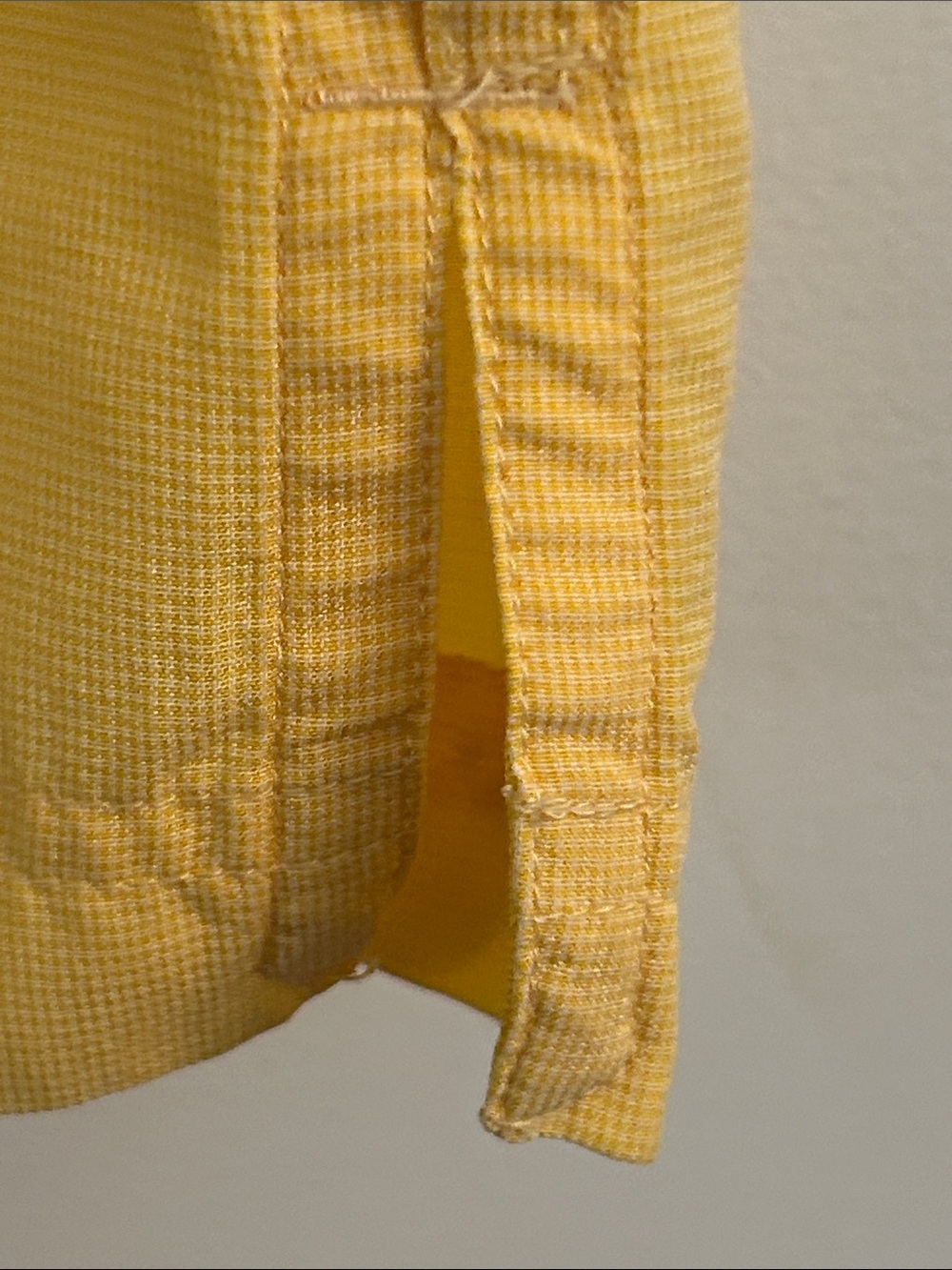 The North Face Men's Short-Sleeve Button-Down Shirt in Pale Yellow - Picture 13 of 15